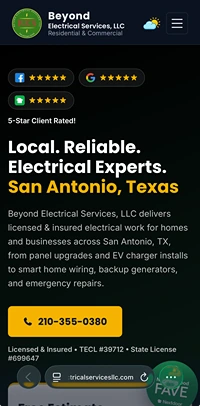 Beyond Electrical Services mobile